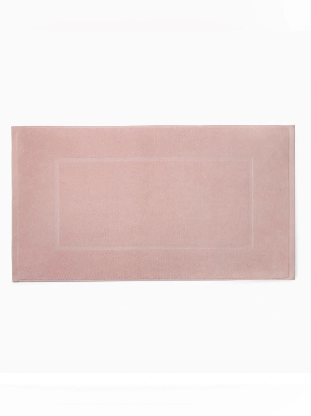 Sferra Canedo Nuovo Bath Tub Mat Blush Combed Cotton 20x35
